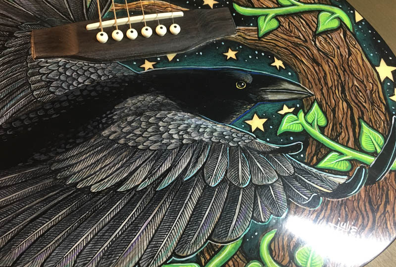 custom guitar painting