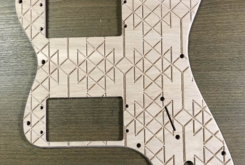 wood pickguard